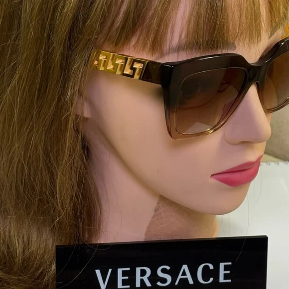 New Versace MOD4418 5332/13 Transparent Gradient Brown  display picture 2